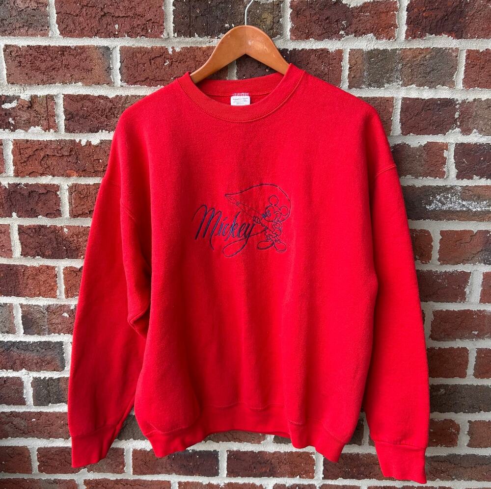 Vintage 90s Mickey Mouse Sweatshirt Adult XL